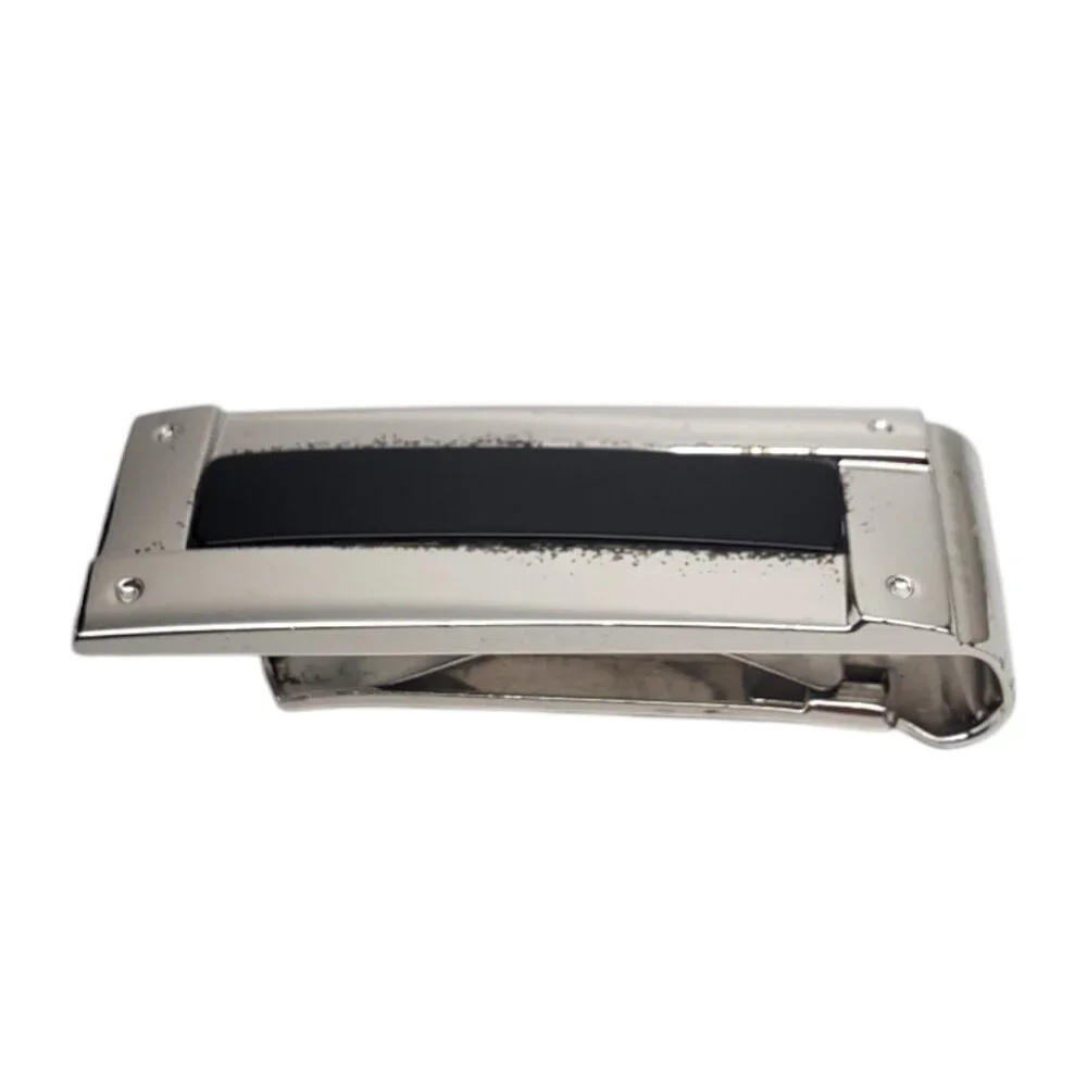 Dolan Bullock Sterling Silver Onyx Money Clip # 19676